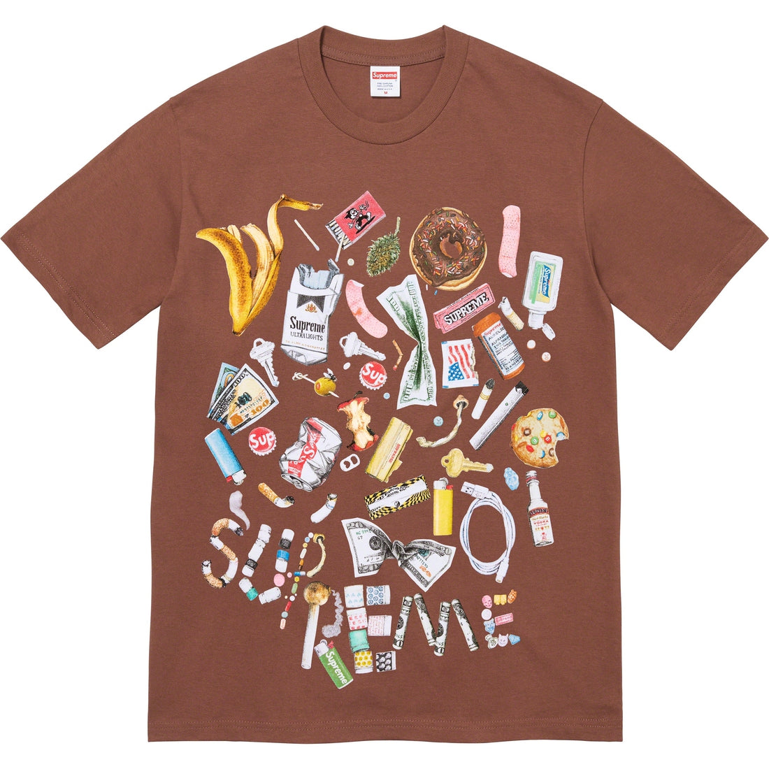 AUREL TRASH TEE | BROWN | SUPREME – Fshns To Go