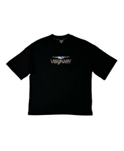 Boxy Tee | BlacK , Reflective  | Laser Jet