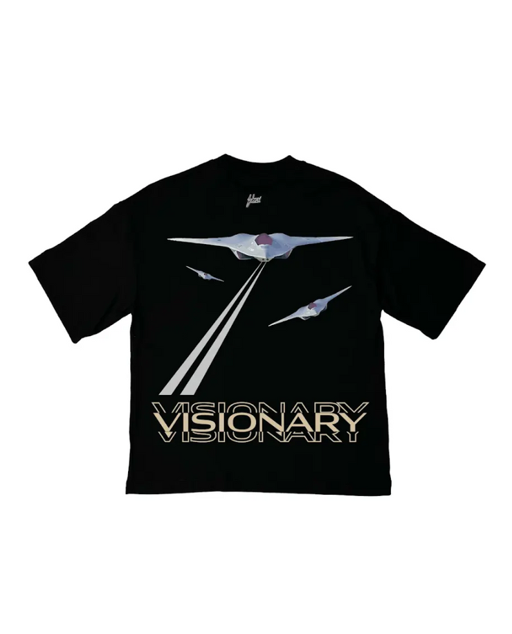 Boxy Tee | BlacK , Reflective  | Laser Jet