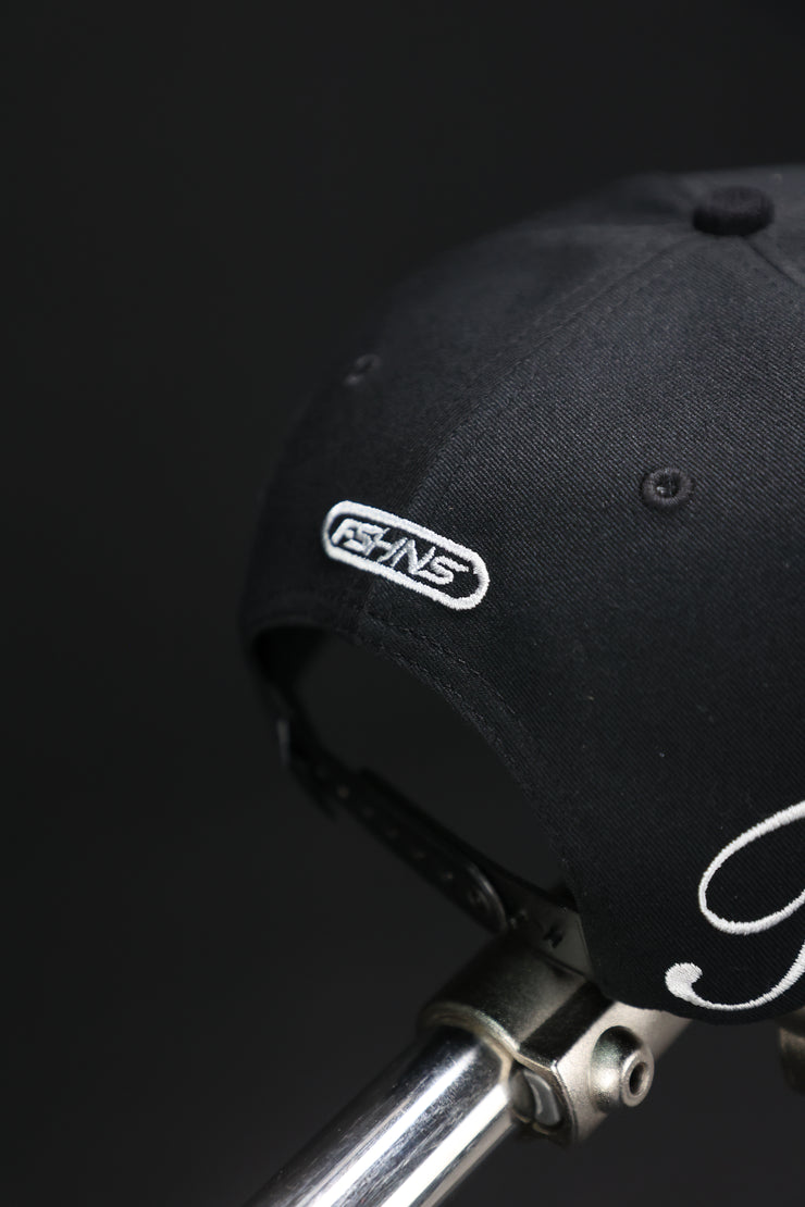 Stella Logo Snapback|  Black, Black, White  | FSHNS