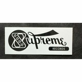 SUPREME STICKER  | White, Black  | SUPREME