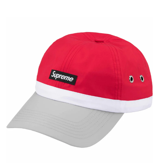 Crown Band Nylon 6 Panel | Red | Supreme