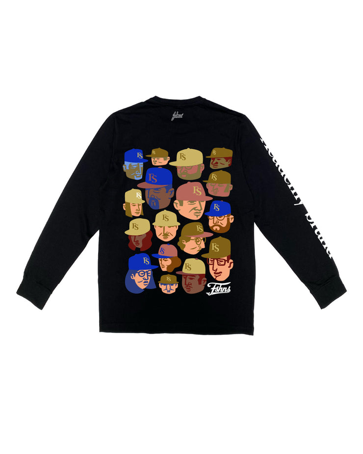 Academy Group L.S TEE | BLACK  |   FSHNS