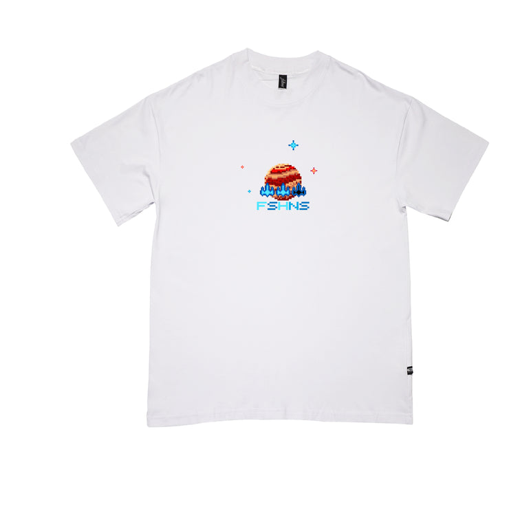 ARCADE Oversize Tee  | WHITE | MULTICOLOR | FSHNS