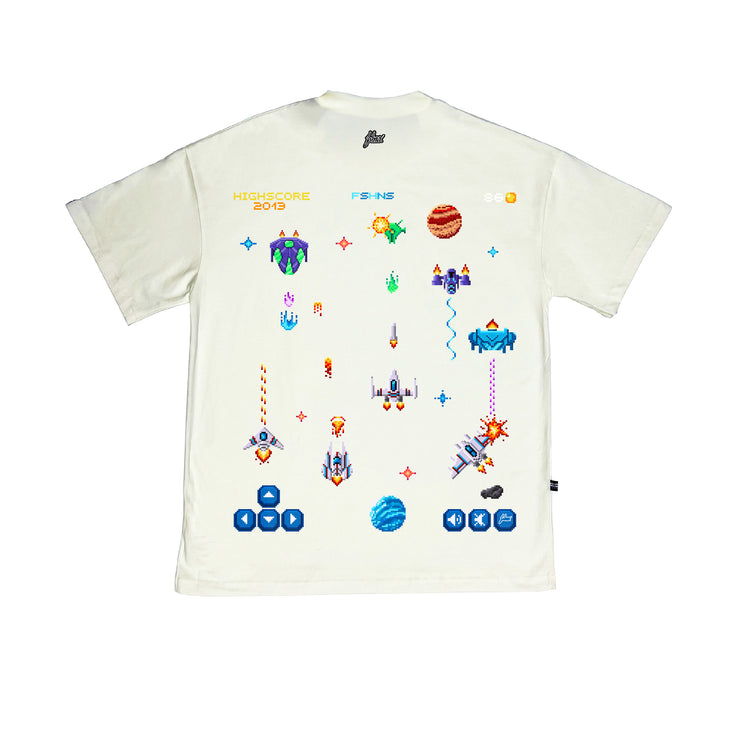 ARCADE Oversize Tee  | VANILLA | MULTICOLOR | FSHNS