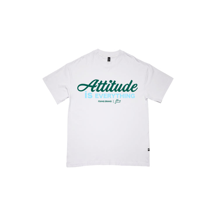 Attitude Oversize   tee | White , Fine Green, Baby Blue  | FSHNS