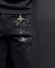 JS2293 | Black |  Paradise PANTS