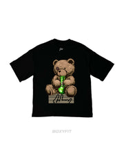 BONG Bear Boxy Tee | BLACK , BEIGE   |  FSHNS 420