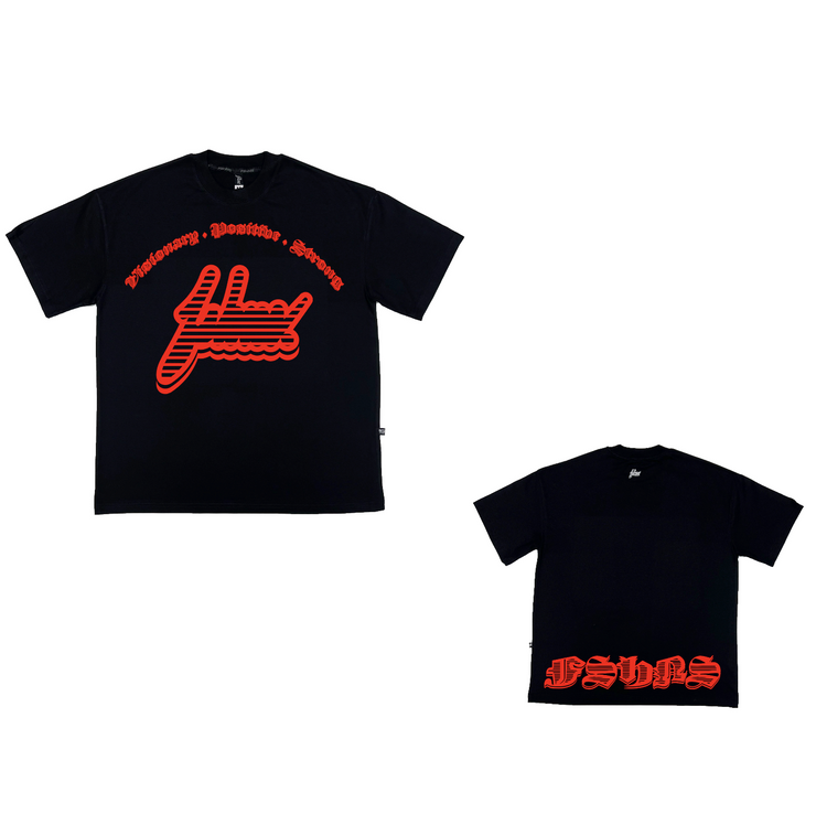 Big Cash Oversize  | Black  |  Red design