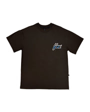 Orchid Oversize Tee |  Brown  , Blue | FSHNS Bonsai