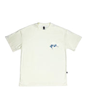 Orchid Oversize Tee |  Vanilla  , Blue | FSHNS Bonsai