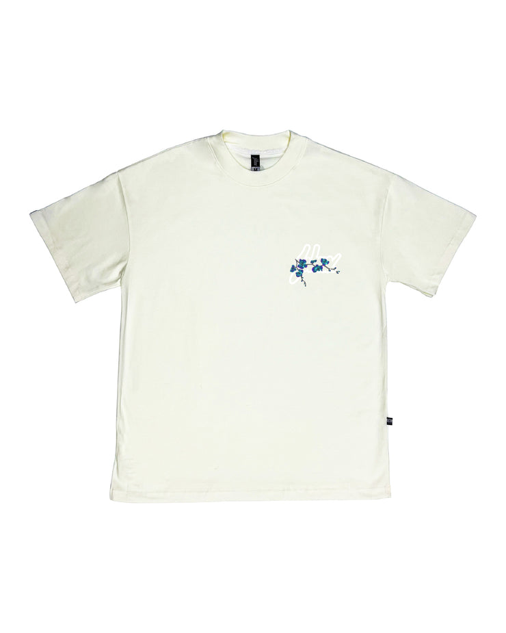 Orchid Oversize Tee |  Vanilla  , Blue | FSHNS Bonsai