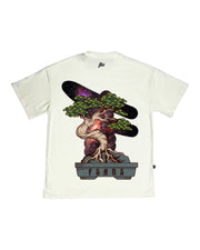 Med Bonsai  Oversize Tee | Vanilla, Grey   | FSHNS Bonsai