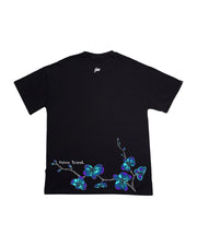 Orchid Oversize Tee | Black  , Blue | FSHNS Bonsai