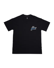 Orchid Oversize Tee | Black  , Blue | FSHNS Bonsai