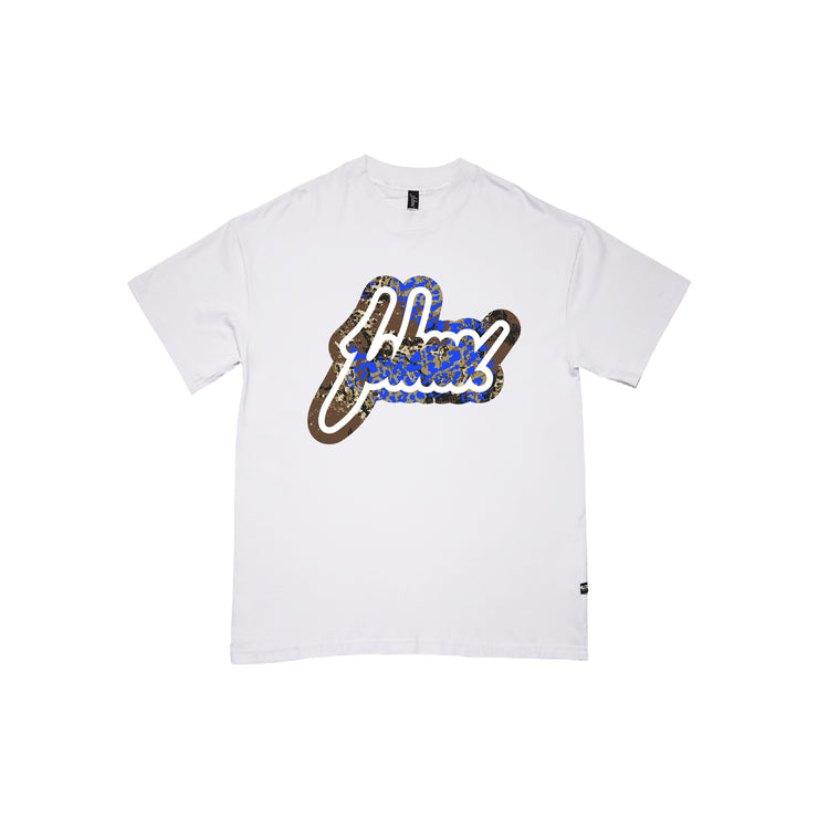 CAMO V. Oversize Tee | WHITE , R. BLUE, CHOCOLATE  |   FSHNS
