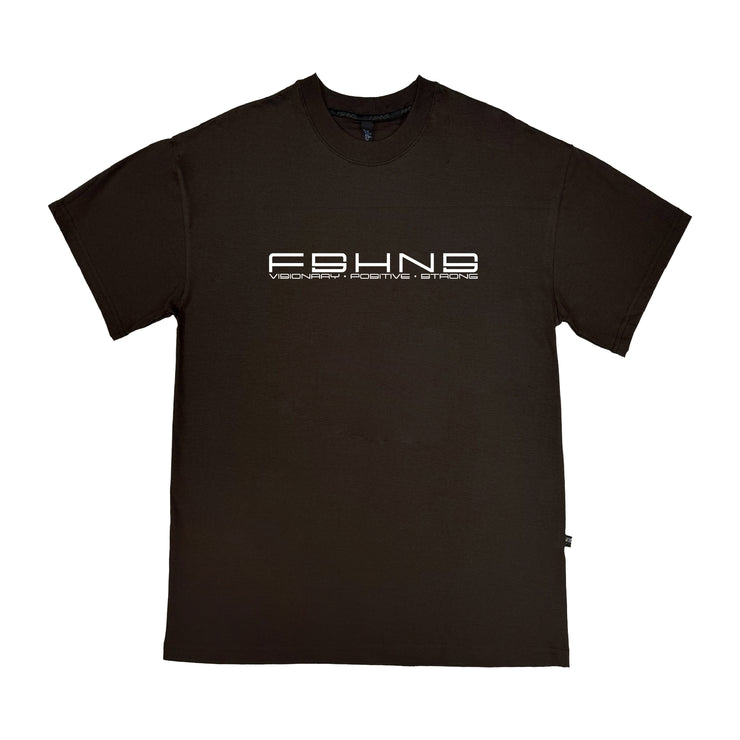 Classic Sport Oversize Black Tee | White Silicone |  FSHNS