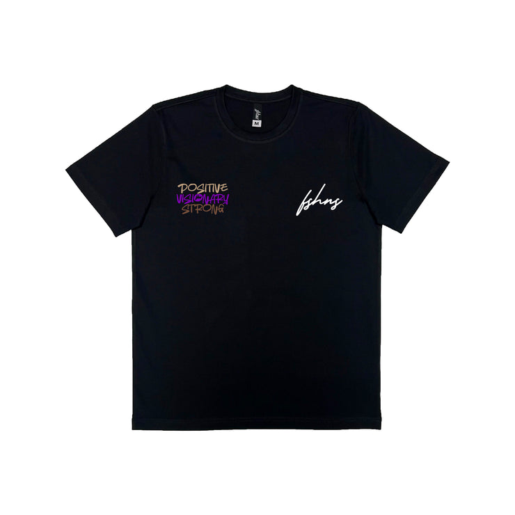 PVS Big  Letter  tee | Black| Purple, Beige , White | FSHNS