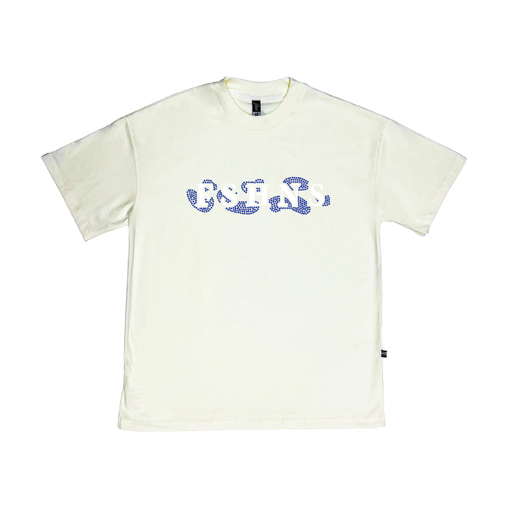 Letters Oversize tee  | Vanilla | Blue Stone (Online Only)