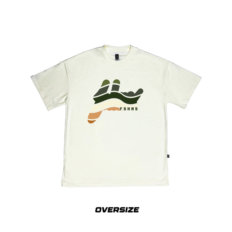 Curly Oversize tee | Vanilla O, V,G | FSHNS