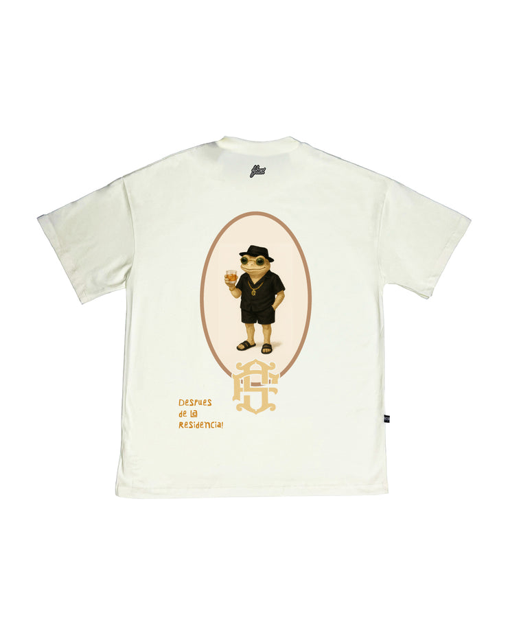 Concho Whisky Oversize tee | Vanilla ,  BLack | Sapo Concho Collection