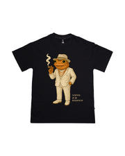 Concho Lux Oversize tee | Black,  Beige | Sapo Concho Collection