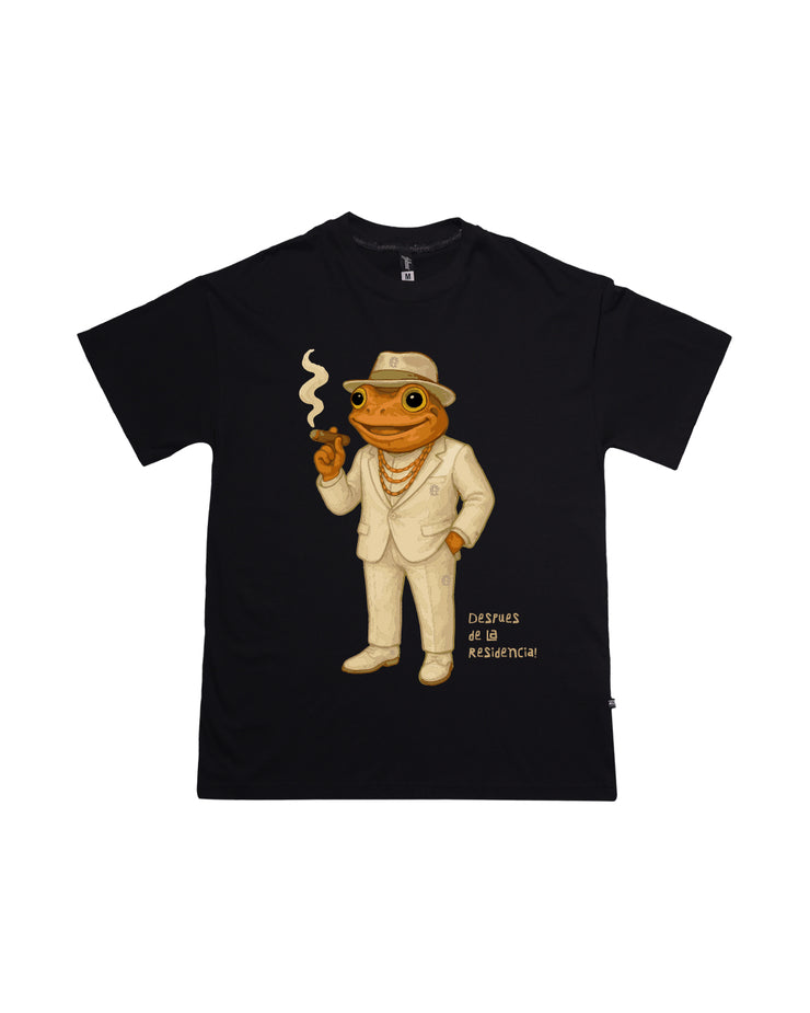Concho Lux Oversize tee | Black,  Beige | Sapo Concho Collection