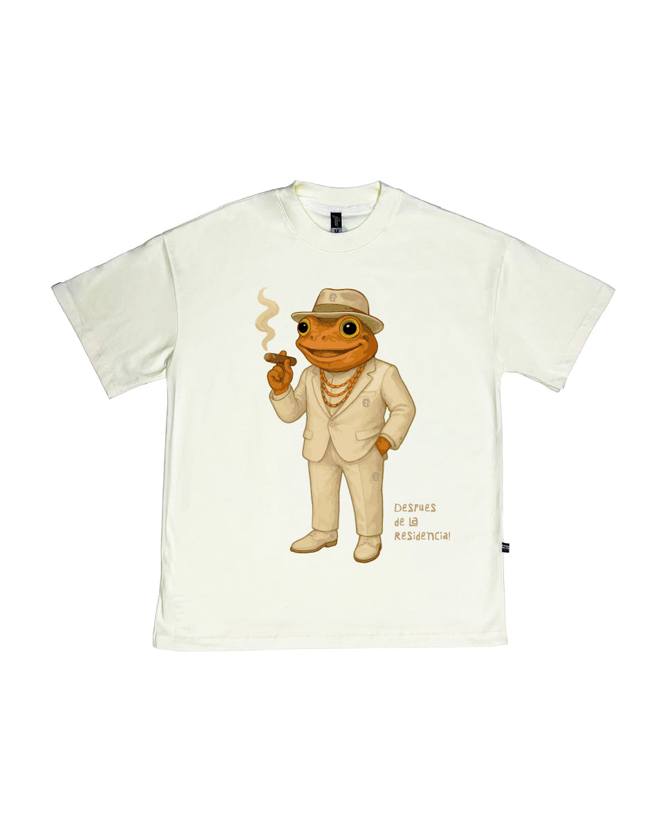 Concho Lux Oversize tee | Vanilla , Beige | Sapo Concho Collection ...