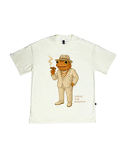 Concho Lux Oversize tee | Vanilla ,  Beige | Sapo Concho Collection
