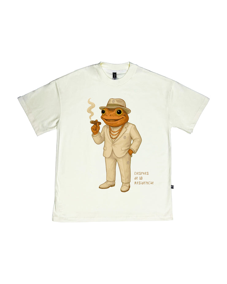 Concho Lux Oversize tee | Vanilla ,  Beige | Sapo Concho Collection