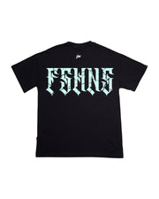 Big Letters Oversize Tee | Black, Teal   | FSHNS Brigade Vintage