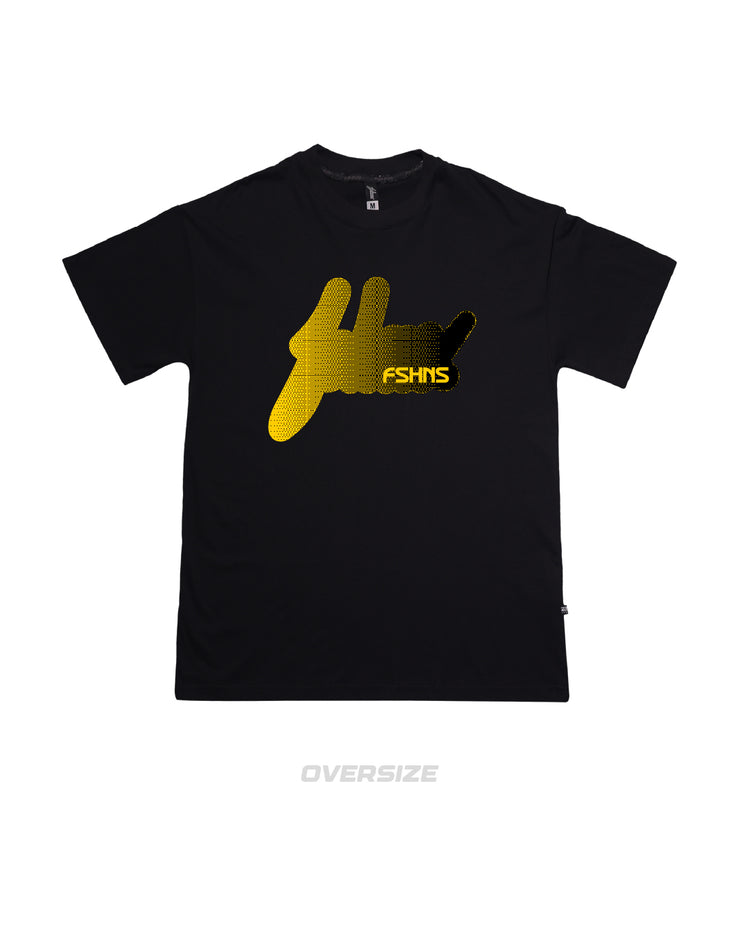 Digitouch Big Logo Oversize Tee | Black  , Yellow | FSHNS