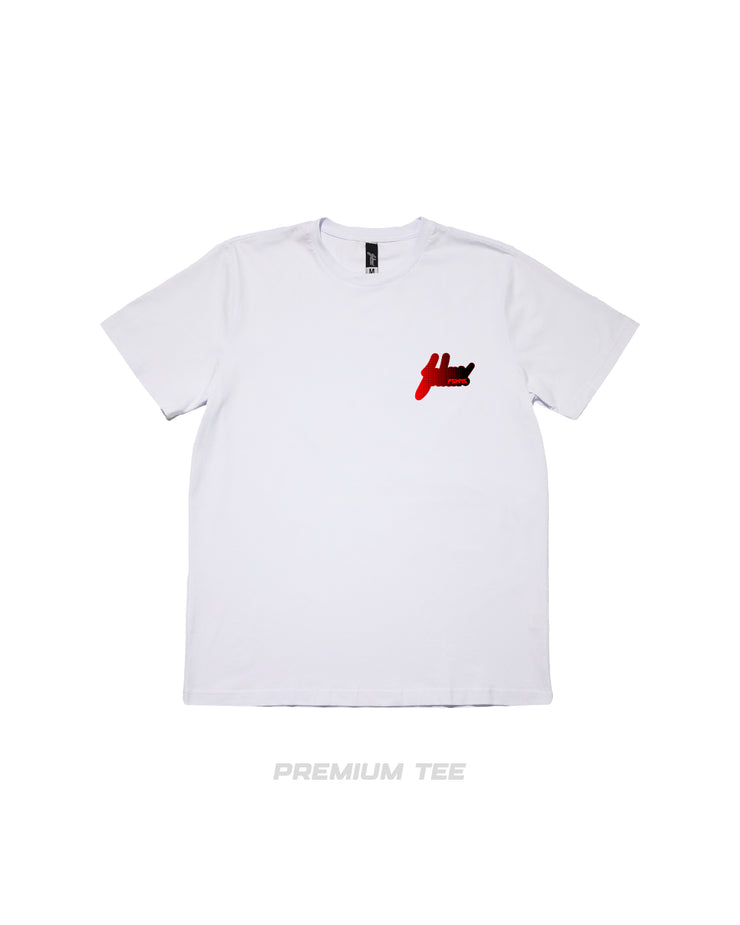 Digitouch  Med Logo  Tee | White , Red   | FSHNS