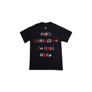 Don't Follow me  Oversize  | Black | Red, Grey, Black