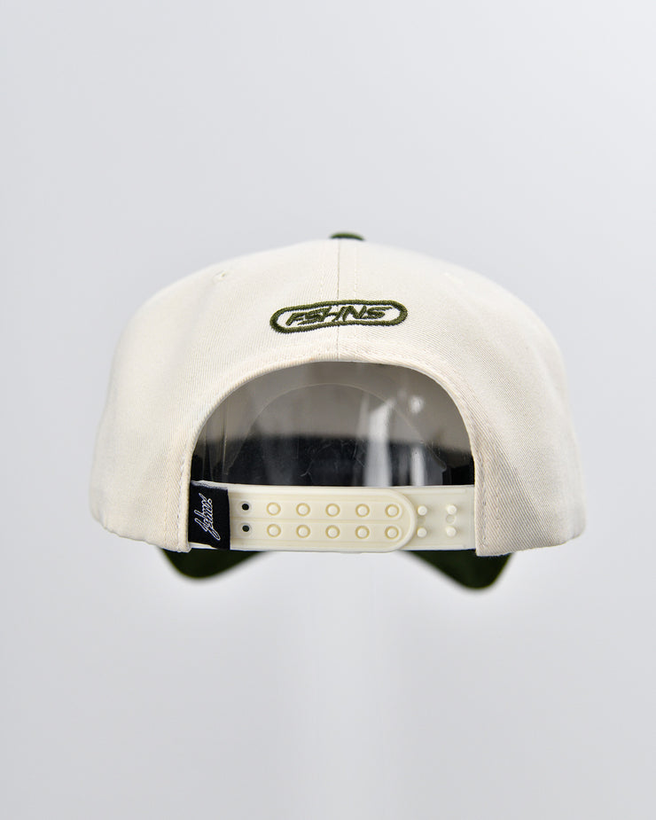 Zorath Logo Snapback | Beige, Olive  | FSHNS
