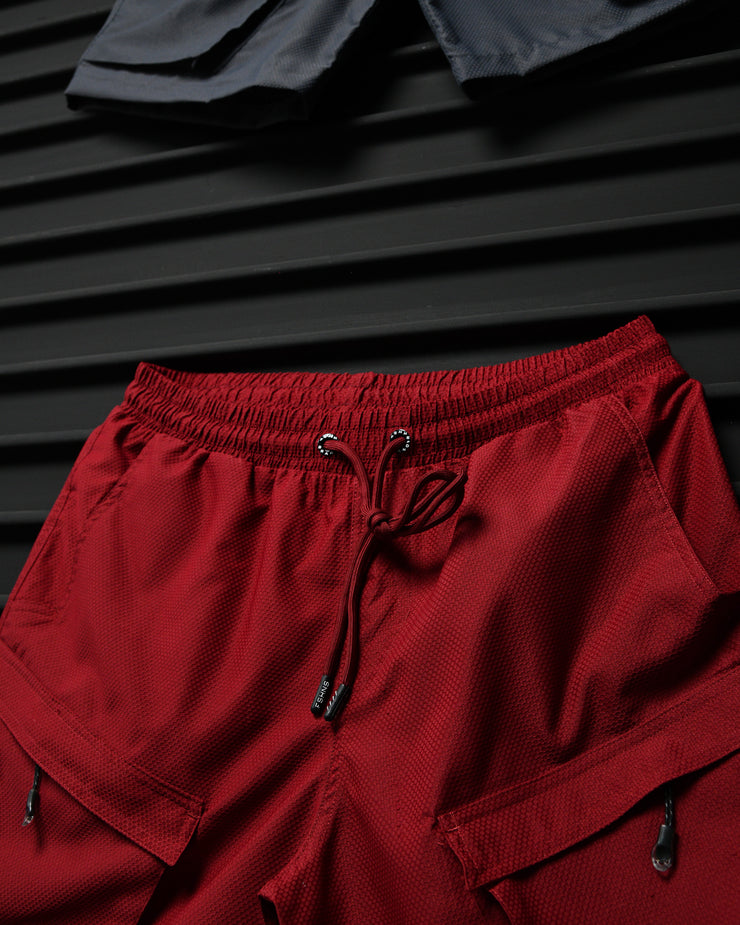 Utility Cargo shorts Pants  | Burgundy  | FSHNS