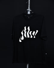 FSHNS Big Logo OVERSIZE tee | Black, Beige   | Cutter Rhinestone