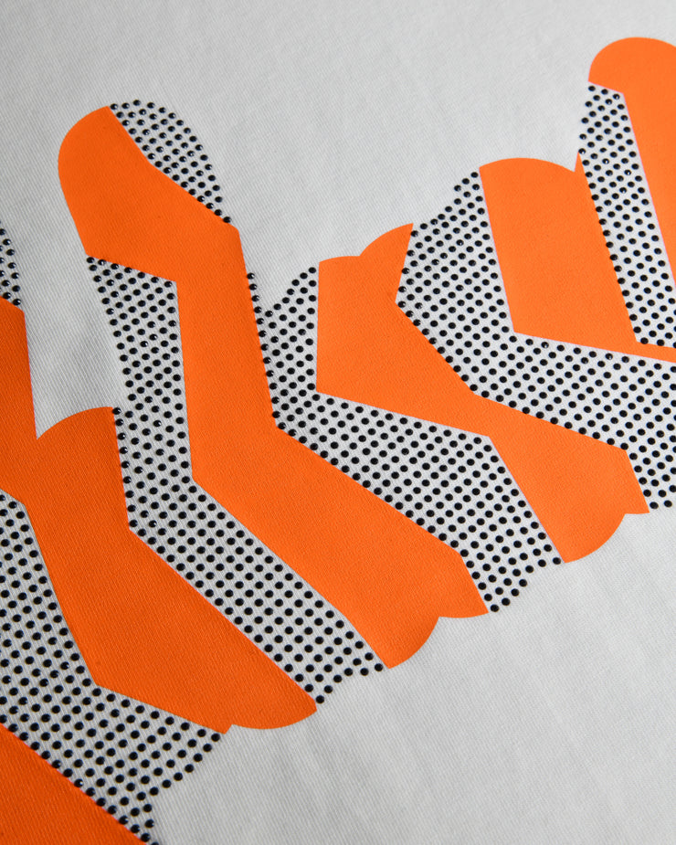 FSHNS Big Logo OVERSIZE tee | Vanilla , Orange   | Cutter Rhinestone