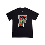 Flamingo Oversize tee |  Black,  Big  F Fuchsia, Green , Beige   |  FSHNS