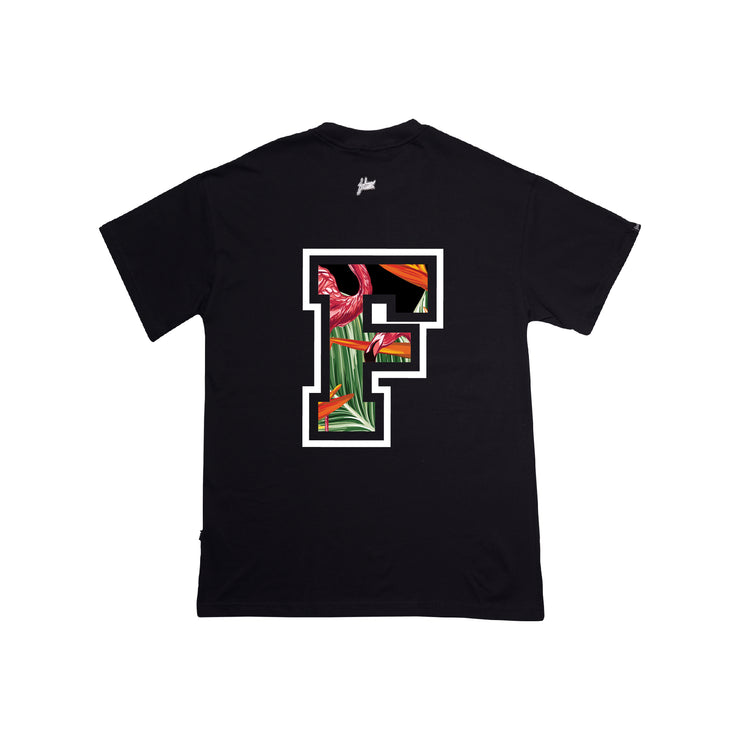 Flamingo Oversize tee |  Black,  Big  F Fuchsia, Green , Beige   |  FSHNS