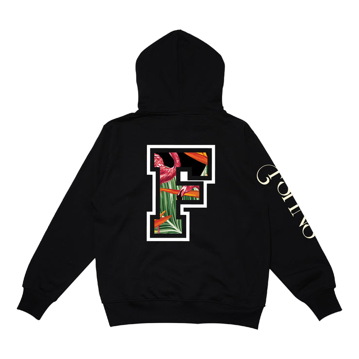 Flamingo  Hoodie | Black ,Fuchsia , Green, Beige | FSHNS