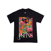 Flamingo Oversize tee |  Black, Fuchsia, Green , Beige   |  FSHNS