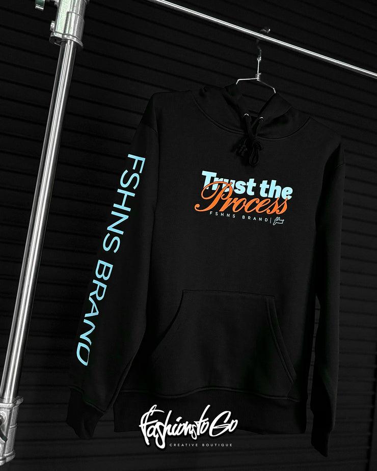 Trust the process Hoodie, | Black ,  Baby Blue , Orange  | FSHNS