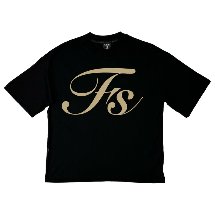 Stella Logo Boxy Tee| Black |  Seamless  | FSHNS