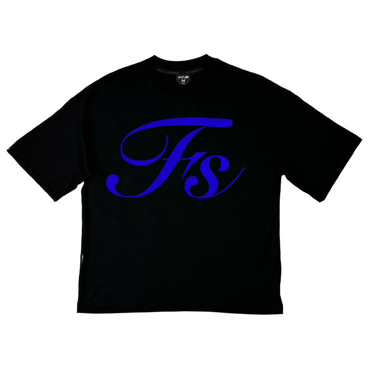 Stella Logo Boxy Tee| Black |Royal Blue| FSHNS