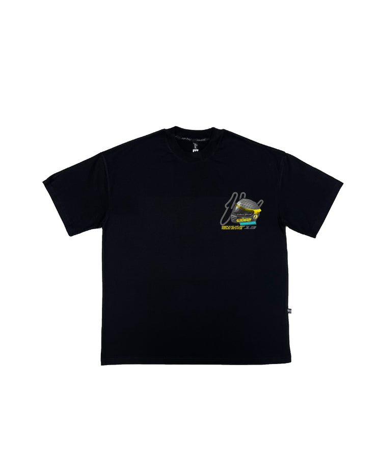 Med Art Oversize tee |Black, Grey, Yellow  | Formula 1 P.R