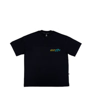 Big Art Oversize tee | Black , Teal, Yellow | Formula 1 P.R