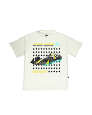 Big Art Oversize tee | Vanilla, Grey, Teal, Yellow  | Formula 1 P.R