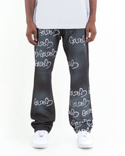 GDSMQS124- 36 |  Printed Denim  | Golden Los Angeles