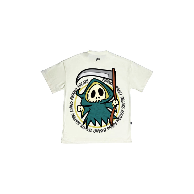 Ripper Guy Oversize tee | Vanilla, Teal, Vanilla |  FSHNS | Treats Edition